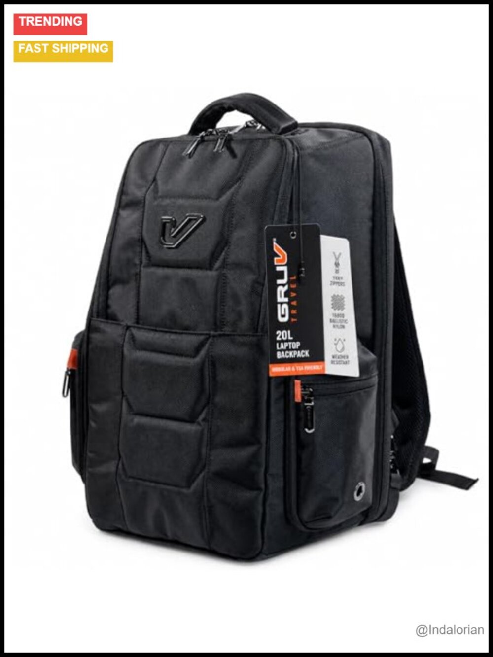 Travel Laptop Backpack With Modular Storage Shelves, Tsa-Friendly